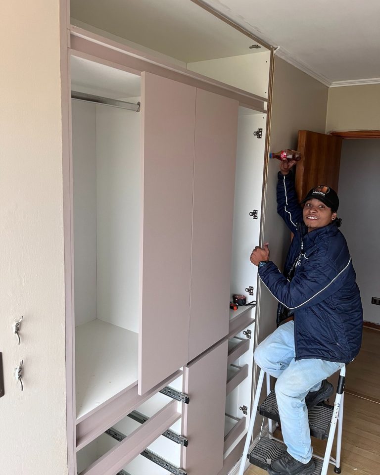 Instalación de closet a medida