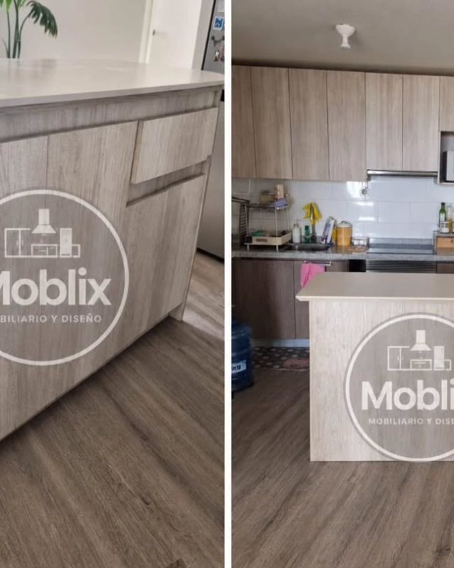 Isla modular con desayunador — Moblix, muebles a medida