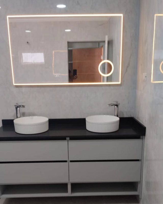 Mueble de baño doble lavamanos — Moblix, muebles a medida